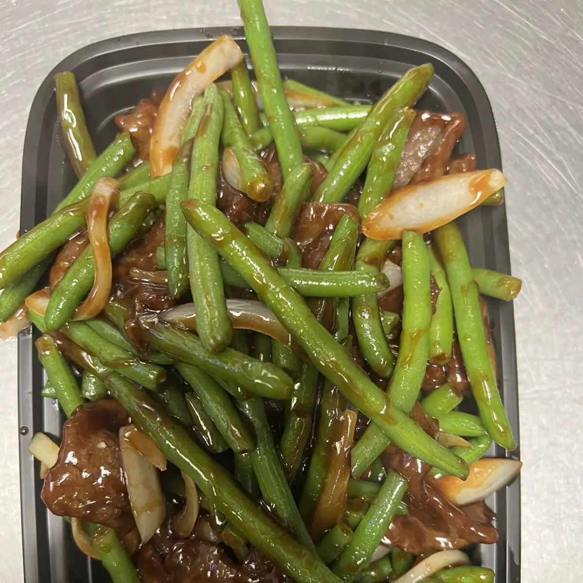 Beef with Fresh Green Beans 四季豆牛